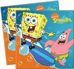 Serwetki ze SpongeBobem Kanciastoportym 20szt./op. w sklepie internetowym Partykiosk