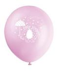 Różowe balony ze słonikiem, różowe 8szt./op. w sklepie internetowym Partykiosk