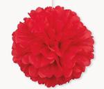 Papierowa czerwona kula-kwiat w sklepie internetowym Partykiosk