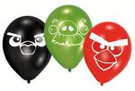 Balony lateksowe Angry Birds, mix kolorów 6szt./op. w sklepie internetowym Partykiosk