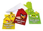 Zaproszenia z kopertami Angry Birds 6szt./op. w sklepie internetowym Partykiosk