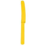 Noże plastikowe, żółte 6szt./op. SUPER PROMOCJA w sklepie internetowym Partykiosk