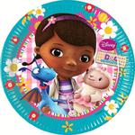 Talerzyki papierowe Doc McStuffins 8szt./op. w sklepie internetowym Partykiosk