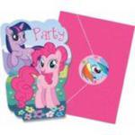 Zaproszenia z kopertami Little Pony - 8szt./op. w sklepie internetowym Partykiosk