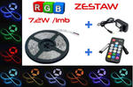 RF 2mb - Zestaw - Taśma LED RGB, zasilacz, sterownik w sklepie internetowym MeaLux 