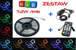 RF 4,5mb - Zestaw - Taśma LED RGB, zasilacz, sterownik w sklepie internetowym MeaLux 