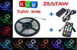 RF 6,5mb - Zestaw - Taśma LED RGB, zasilacz, sterownik w sklepie internetowym MeaLux 