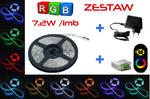 RF 1mb - Zestaw - Taśma LED RGB, zasilacz, sterownik dotykowy w sklepie internetowym MeaLux 