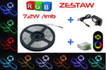 RF 2,5mb - Zestaw - Taśma LED RGB, zasilacz, sterownik dotykowy w sklepie internetowym MeaLux 