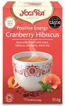 Herbatka Pozytywna Energia Żurawina Hibiskus 17 x 1,8 g Yogi Tea w sklepie internetowym BioSklep 