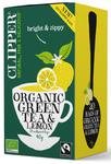 Herbata Zielona z Cytryną Fair Trade BIO 40 g 20 x 2 g Clipper w sklepie internetowym BioSklep 