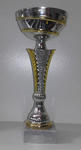 Puchar złoto-srebrny LIŚĆ 15311 - 28 cm w sklepie internetowym Artmagic.pl 