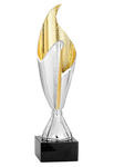 Puchar złoto-srebrny FLAME 1321 - 26 cm w sklepie internetowym Artmagic.pl 