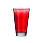 Szklanka Optic, czerwona - Leonardo - 49409 w sklepie internetowym Mullo