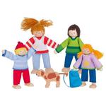 GOKI Rodzinka na wakacjach - drewniane lalki do do w sklepie internetowym esklep-dla-dzieci.pl