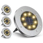 LAMPA SOLARNA 8 LED SMD DO WBICIA W PODŁOŻE KPL.4SZT H1 w sklepie internetowym TOYS4US.pl 