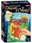 Dinozaur TREX wulkan obrazek z cekinów Kreatywne Zabawy w sklepie internetowym TOYS4US.pl 