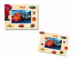 PUZZLE I UKŁADANKA DREWNIANA Z PINEZKAMI 2W1 - CARS 3 w sklepie internetowym TOYS4US.pl 