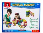 Kolorowe klocki magnetyczne MAGICAL MAGNET 52 SZT E1 w sklepie internetowym TOYS4US.pl 