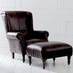 Skórzany fotel uszak w skórze naturalnej lub ekologicznej LORD w sklepie internetowym Mile Maison Meble prowansalskie