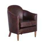 Fotel skórzany klasyczny WELLINGTON - wybór tkanin skórzanych w sklepie internetowym Mile Maison Meble prowansalskie