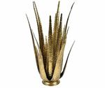 Świecznik metalowy złoty Aloes w sklepie internetowym Mile Maison Meble prowansalskie