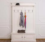 Garderoba z wieszakami i siedziskiem do przedpokoju w sklepie internetowym Mile Maison Meble prowansalskie