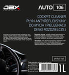 JAX PROFESSIONAL 106 - COCKPIT CLEANER – PŁYN ANTYREFLEKSYJNY DO MYCIA I PIELĘGNACJI DESKI ROZDZIELCZEJ JAX PROFESSIONAL 106 - COCKPIT CLEANER – PŁYN ANTYREFLEKSYJNY DO MYCIA I PIELĘGNACJI DESKI w sklepie internetowym chemhurt.pl