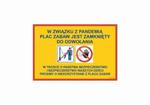 NK003 Informacja o zamknięciu placu zabaw w związku z pandemią NK003DCON DC - 200 x 300mm ON - stal ocynkowana NK003 Informacja o zamknięciu placu zabaw w związku z pandemią w sklepie internetowym chemhurt.pl