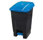 Kosz na odpady z pokrywą niebieską otwieraną nogą 70 litrów Kosz na odpady medyczne, Kosz do szpitala w sklepie internetowym esilver.eu