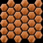 Ceramika Color Copper Glass Hexagon Mosaic 25x25,8 w sklepie internetowym Opoczno Glazura