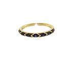 Złoty pierścionek obrączka z szafirami YES VERONA w sklepie internetowym Legance.pl