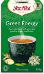 HERBATA ZIELONA ENERGIA (GREEN ENERGY) BIO (17 x 1,8 g) 30,6 g - YOGI TEA w sklepie internetowym Kawa i Dodatki