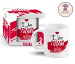 Kubek ceramiczny 300 ml - Kubek Prawdziwego Polaka - Polska "I love Poland" w sklepie internetowym Kawa i Dodatki
