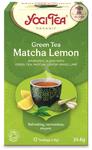 HERBATA ZIELONA Z CYTRYNĄ I MATCHĄ (GREEN TEA MATCHA LEMON) BIO (17 x 1,8 g) 30,6 g - YOGI TEA w sklepie internetowym Kawa i Dodatki