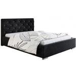 Dwuosobowe łóżko z pojemnikiem 140x200 Loran 3X - 36 kolorów w sklepie internetowym Edinos