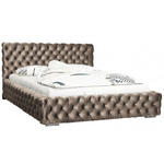 Dwuosobowe łóżko z pojemnikiem 200x200 Sari 3X - 36 kolorów w sklepie internetowym Edinos