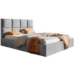 Tapicerowane łóżko dwuosobowe 140x200 Nikos 3X - 36 kolorów w sklepie internetowym Edinos