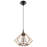 Drewniana lampa wisząca w stylu boho - EX519-Pompella w sklepie internetowym Edinos