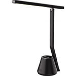 Czarna biurkowa lampka LED z przybornikiem - S253-Defis w sklepie internetowym Edinos