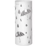 Biały metalowy parasolnik z ociekaczem - Solento w sklepie internetowym Edinos