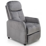 Popielaty rozkładany fotel wypoczynkowy - Amigos 3X w sklepie internetowym Edinos