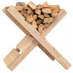 Drewniana półka na drewno stojak naturalna sosna - Rami w sklepie internetowym Edinos