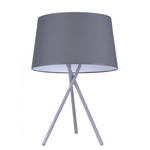 Szara lampka stołowa trójnóg - S913-Brila w sklepie internetowym Edinos