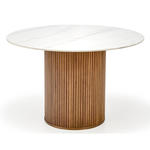 Okrągły stół z marmurkowym blatem - Lavel w sklepie internetowym Edinos