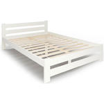 Białe dwuosobowe łóżko skandynawskie 160x200 - Zinos 3X w sklepie internetowym Edinos