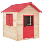 Czerwony domek ogrodowy z okiennicami - Kombo w sklepie internetowym Edinos