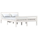 Białe drewniane dwuosobowe łóżko 160x200 - Aviles 6X w sklepie internetowym Edinos