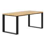 Drewniane loftowe biurko gabinetowe 150 x 80 - Zedo w sklepie internetowym Edinos