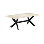 Stół z drewna mango Kalis 4X – biały w sklepie internetowym Edinos